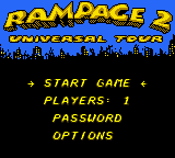 Rampage 2 Universal Tour screenshot 5 for GameBoy Color